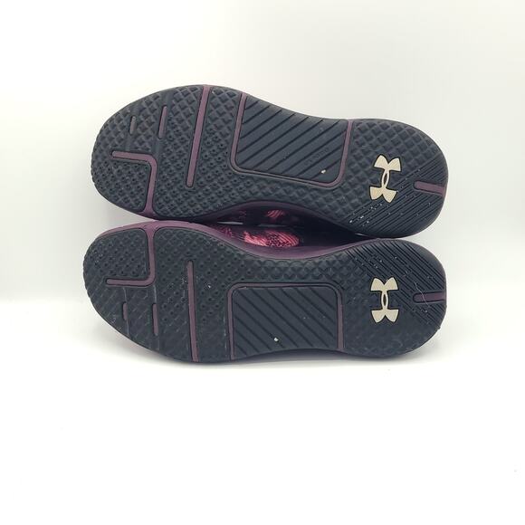 Under Armour UA HOVR Rise 2 Print Training 3024029 500 Purple womens size 10 - Picture 5 of 9